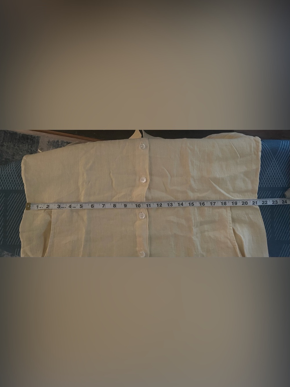 Sunbelt Pale Yellow Maxi Button-Front Dress - Picture 8 of 9